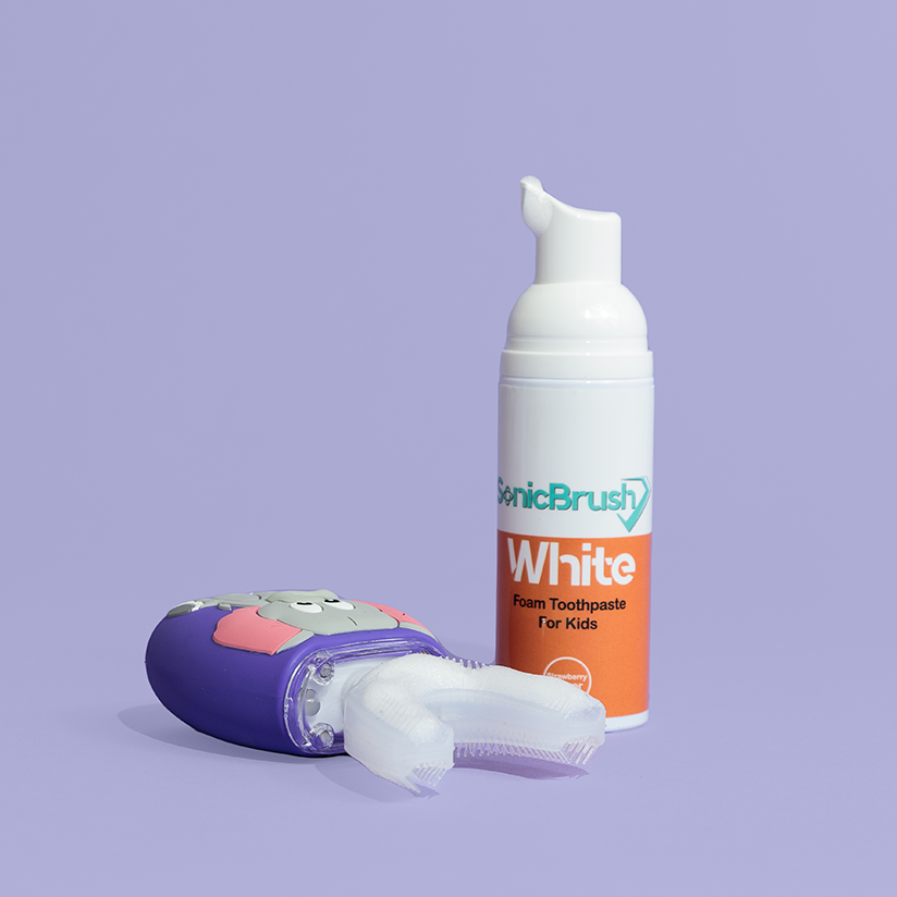 White Foam Toothpaste