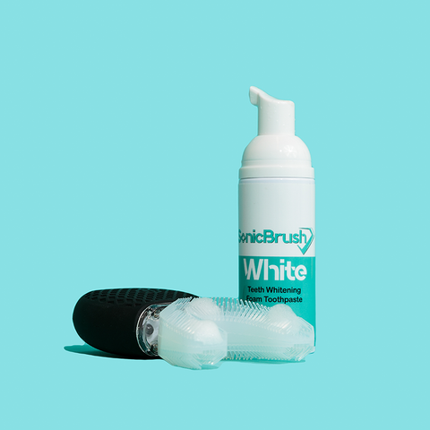 White Foam Toothpaste