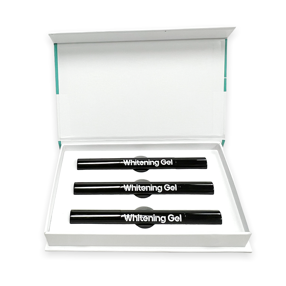 Premium Teeth Whitening Pen Kit - 2 Whitening Gel Pens + 2 Remin